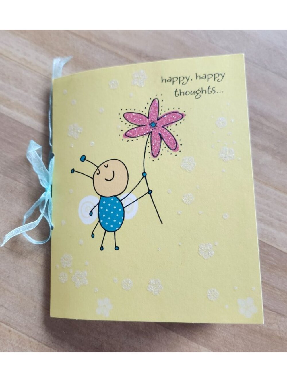 Happy Thoughts Junk Journal Handmade 60 pages